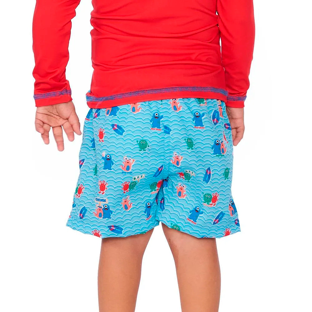 Bermuda De Tactel Mormaii Estampada Masculina - Azul