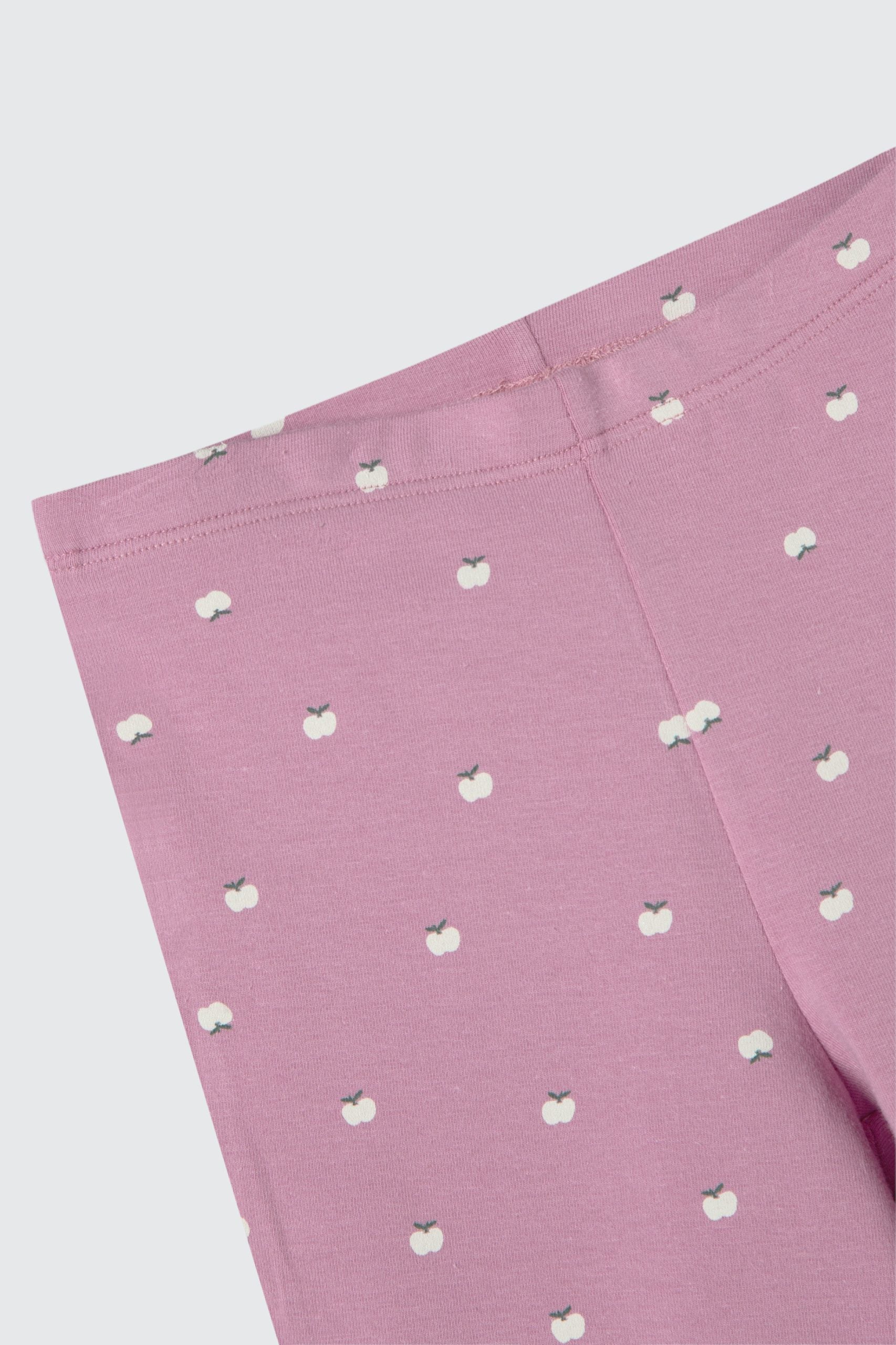 Bermuda Ciclista Estampada Maçãzinha Roxa Hering - Feminina