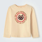 Camiseta Manga Longa com Bordado Interativo Amarela Hering - Feminino