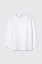 Camiseta Manga Longa Branca Básica Hering - Masculina