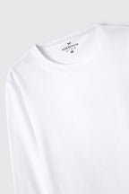 Camiseta Manga Longa Branca Básica Hering - Masculina