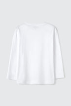 Camiseta Manga Longa Branca Básica Hering - Masculina