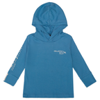 Camiseta Manga Longa com Capuz Bonjour Azul Charpey - Masculina